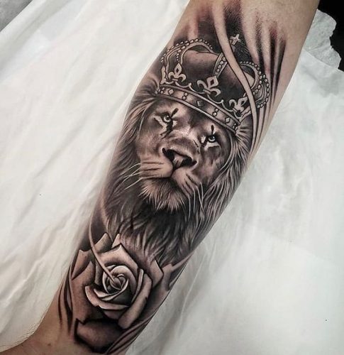 24 Lion Tattoo Half Sleeve: Showcase Power and Artistry