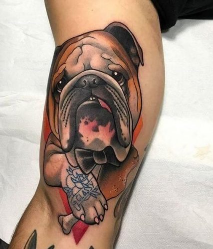 22 Bulldog Tattoo Ideas Showcasing Loyalty and Strength