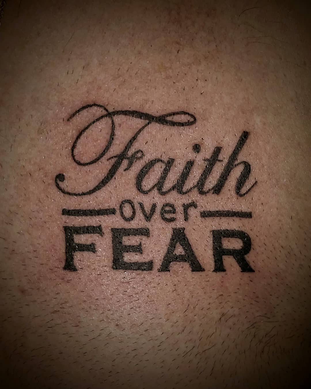 Faith Over Fear Tattoo 25 Designs That Inspire Strength and Courage