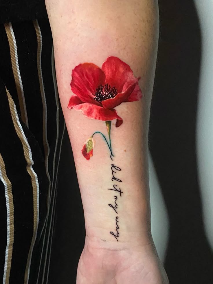 28 Poppy Tattoo Ideas for Women & Men Fine Line, Traditional, Minimalist & Bold Red Floral Designs