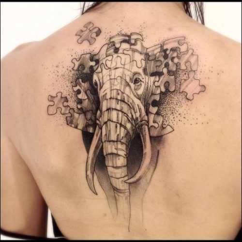 25+ Elephant Tattoo Ideas