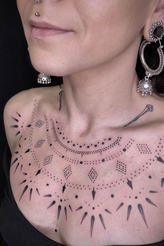 Explore 20 Unique Clavicle Tattoo Ideas: From Delicate Florals to Edgy Designs – Get Inspired!