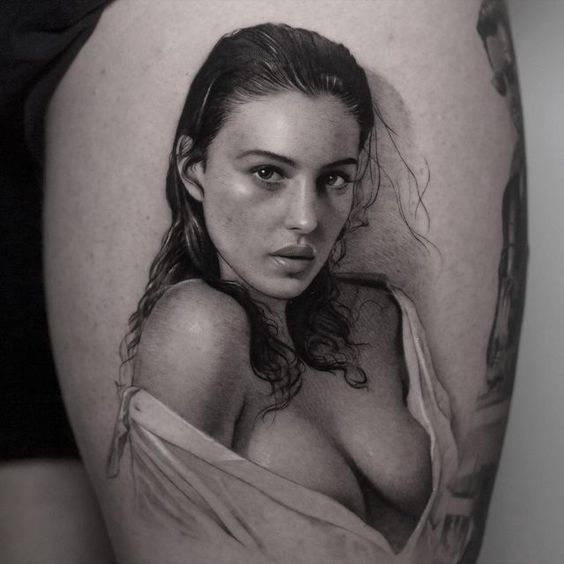 20 Ideas for Portrait Tattoos for Women in : Stunning Designs for Face, Back, and Shoulder