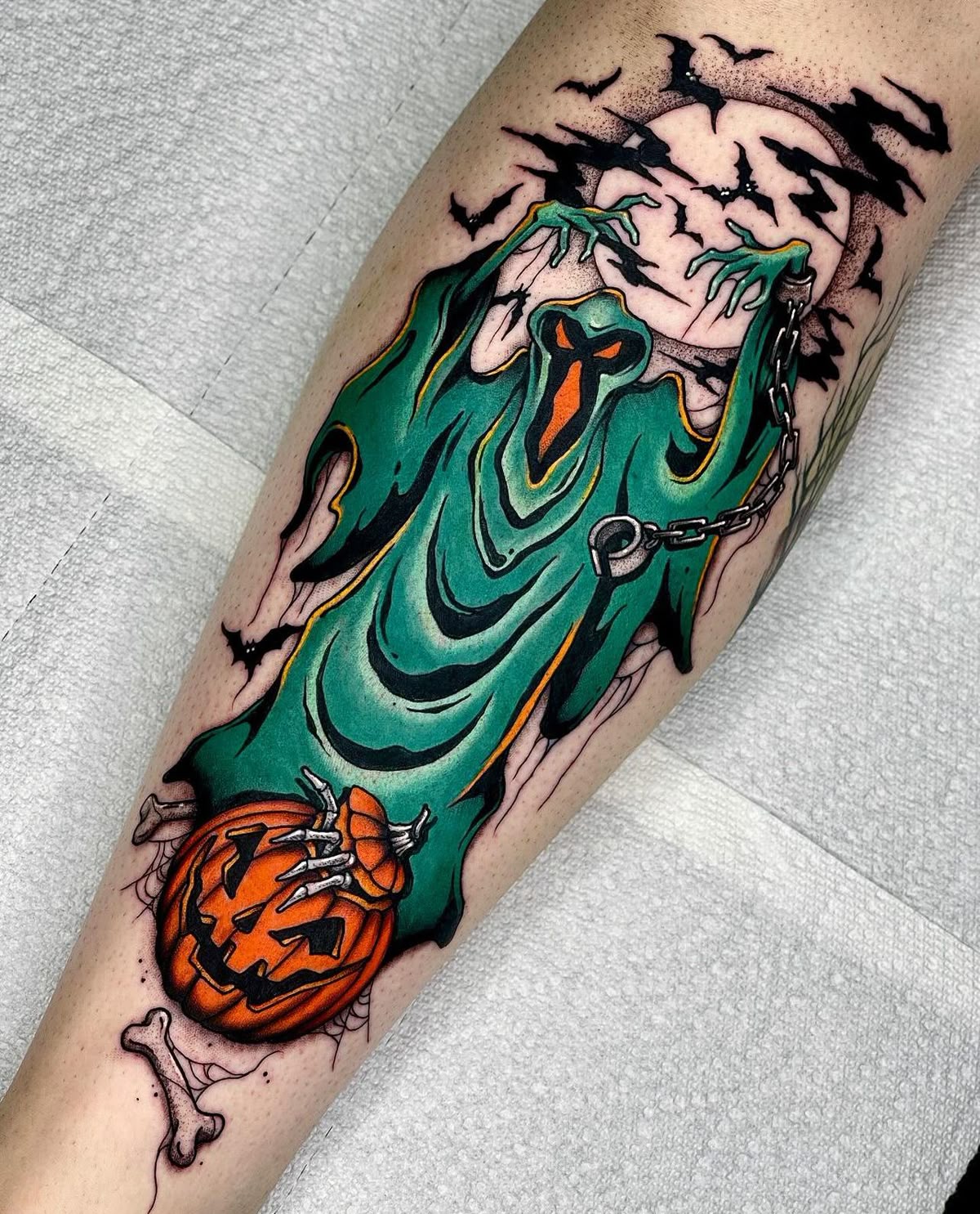 28 Pumpkin Tattoo Ideas Cute, Scary, Flash & Traditional Designs