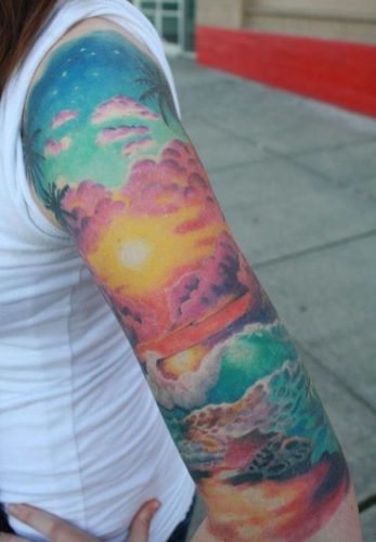 15 Ocean Tattoos Sleeve for Women Ideas : Dive into Stunning Sea-Inspired Ink!