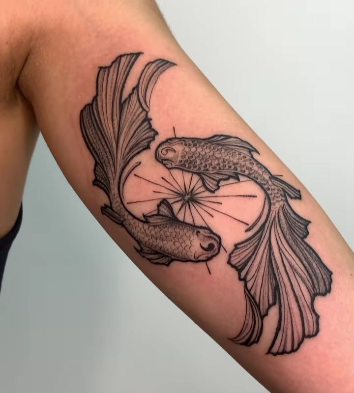 Explore 28 Unique Koi Fish Tattoo Ideas for : Minimalist, Japanese Style, Yin Yang, Fine Line