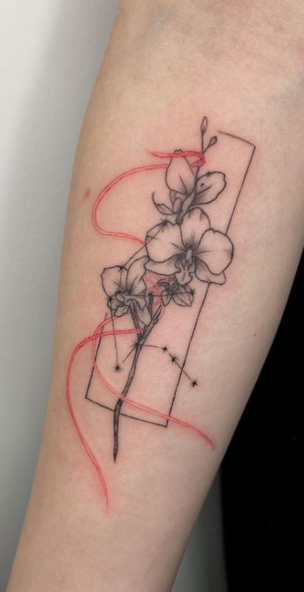 26 Orchid Tattoo Ideas for Minimalist, Colour, and Fine Line Designs