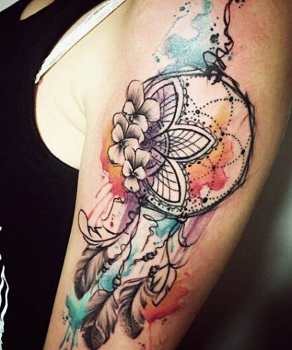 17 Watercolor Tattoo Sleeve Inspiration
