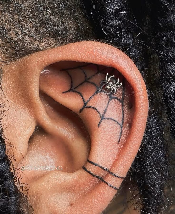 27 Spider Web Tattoo Ideas for Men and Women Shoulder, Full Sleeve, Stencil Designs