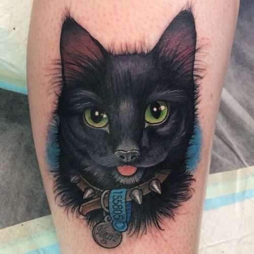 25 Black Cat Tattoos Ideas and Inspiration