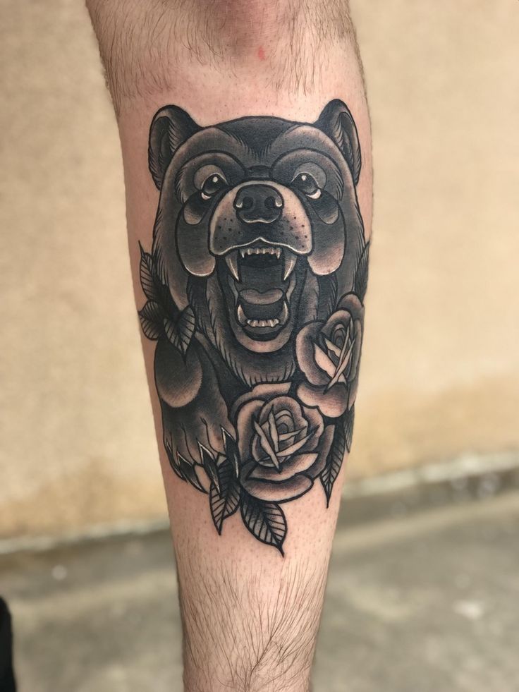 30 Bear Tattoo Ideas : Grizzly, Polar, Teddy & Realistic Bear Tattoos for Men and Women
