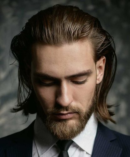 15 Trending Men’s Shoulder Length Hairstyles for : Curly, Braided, Undercut Styles