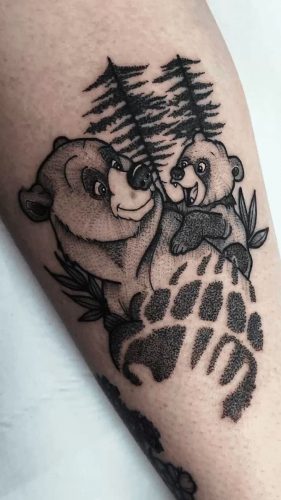 Explore 20 Unique Bear Tattoo Designs: From Whimsical and Colorful to Minimalist and Traditional