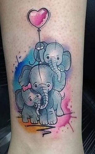 19 Family Elephant Tattoo Ideas
