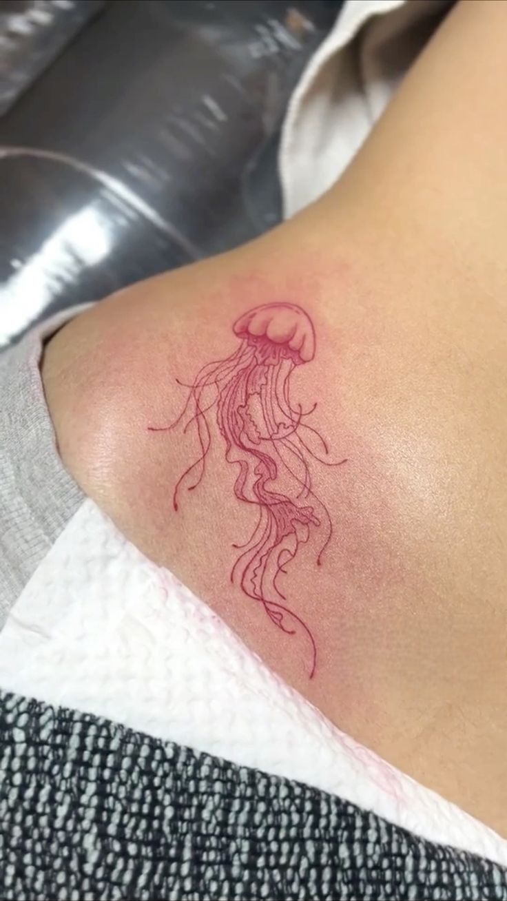 30 Jellyfish Tattoo Designs with Meaning and Style Flowing