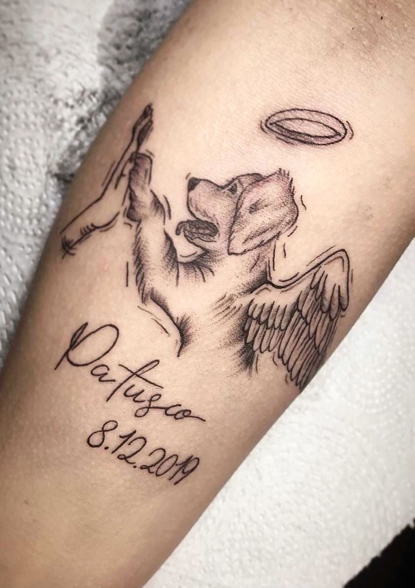 30 Dog Tattoo Ideas: Minimalist, Memorial, Portrait, Paw Print, Small Meaningful, and Designs