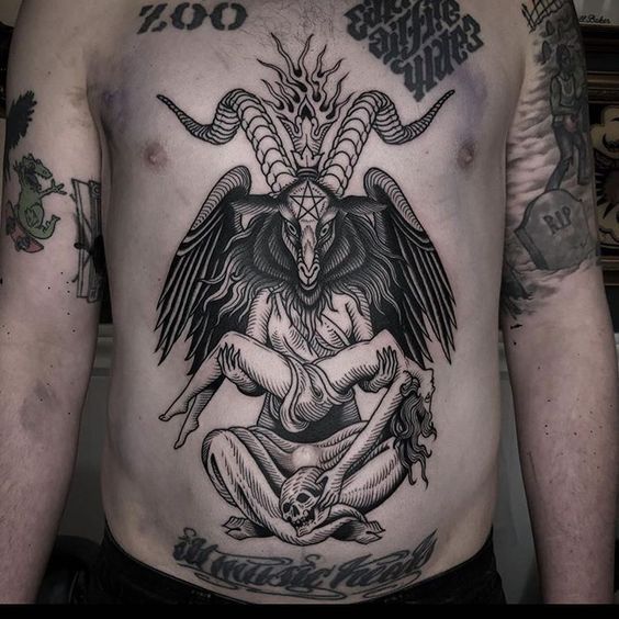 Dark Feminine Tattoos : Bold & Aesthetic Ideas for Women Thigh, Forearm, Leg Sleeve, Back, Ribs & More