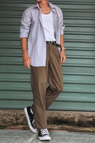 s Trendsetting: 18 Mens Sneakers with Dress Pants Stylish & Versatile Looks