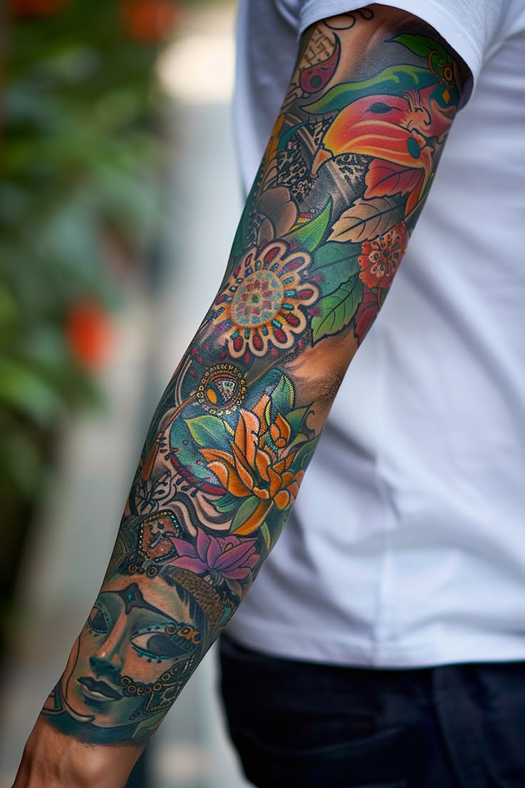 Explore the Best Sleeve Tattoo Ideas for Men in Designs for Full Arm and Forearm Styles