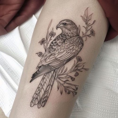Discover 18 Hawk Tattoo Designs for : Symbolic Ink Ideas for Men and Women