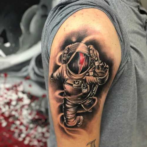 27 Astronaut Tattoo Ideas