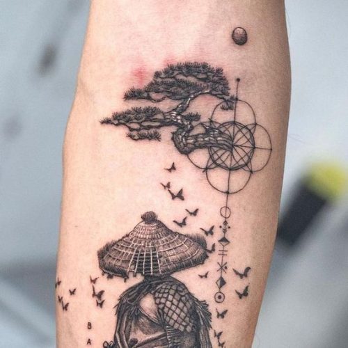 Explore 20 Unique Tree Tattoo Designs for : Symbolism & Artistry in Nature-Inspired Tattoos