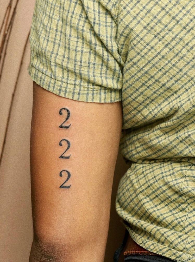 31 Ideas 222 Tattoo: Meanings, Fonts, and Placements You ll Actually Want