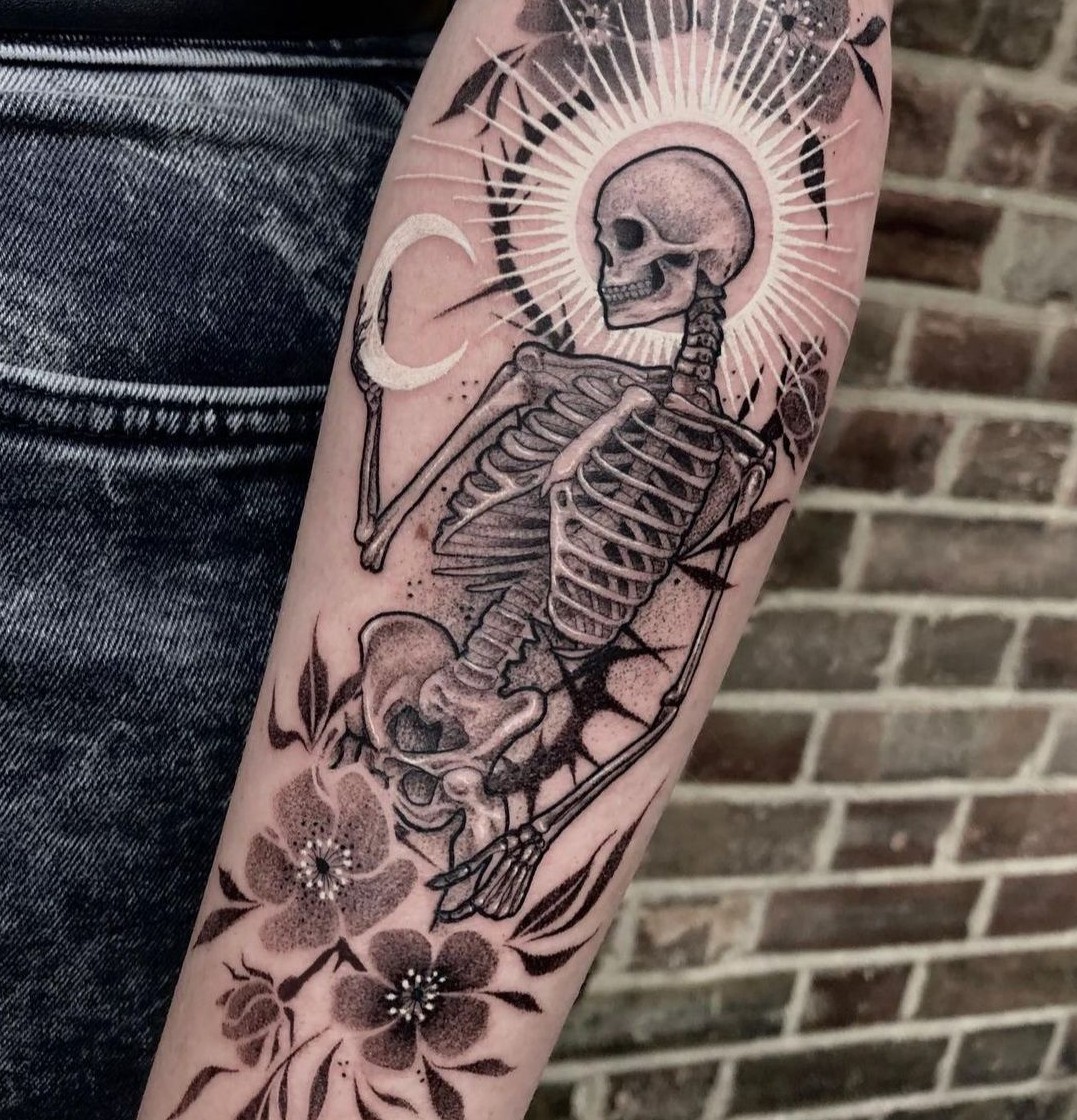 28 Skeleton Tattoo Ideas : Bold, Symbolic Ink That Stands the Test of Time