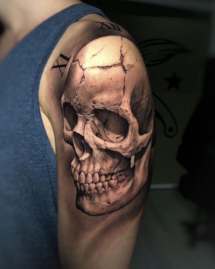 Explore 18 Realistic Skull Tattoos for Men & Women – Top Design Ideas & Stencil Art