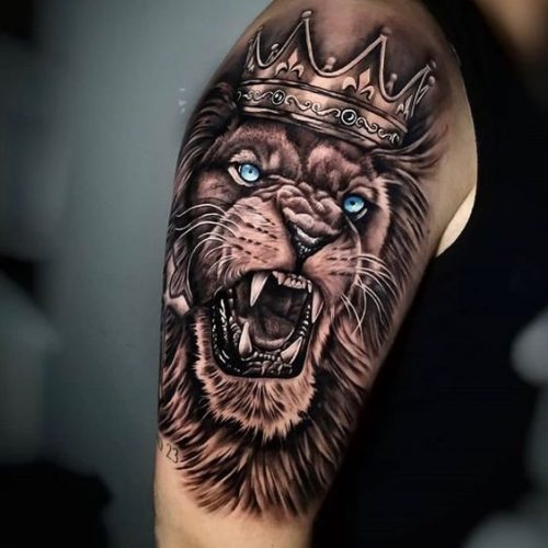 21 Shoulder Lion Tattoo: Showcase Power and Beauty