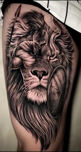 Lion Tattoo Sleeve: 18 Captivating Full Arm Designs