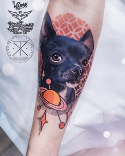 24 Dog Portrait Tattoo Ideas