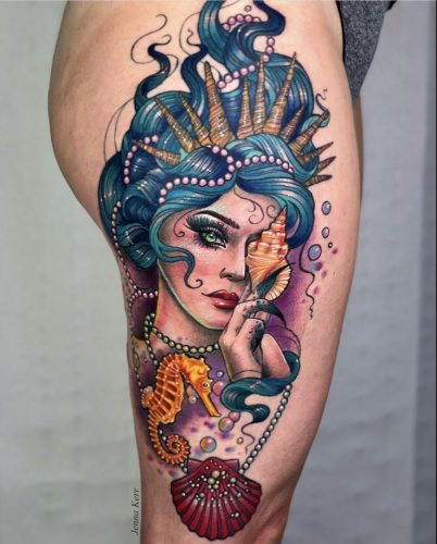 19 Siren Tattoo Goddess Ideas