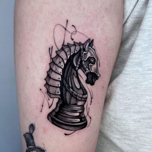 Explore 20 Unique Chess Piece Tattoos for : Symbolism & Artistry in Ink