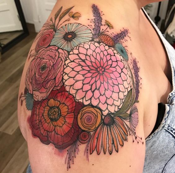 25 Inspiring Shoulder Cap Tattoo Ideas for Men and Women