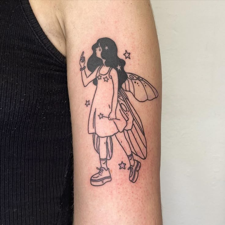 27 Fairy Tattoo Designs : Spiritual, Gothic, Fineline & Uncommon Ideas