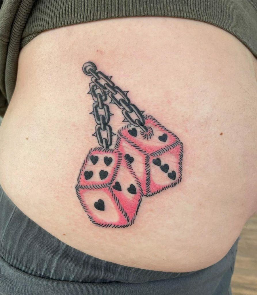 25 Dice Tattoo Ideas with Cool Flash Designs, Stencil Outlines & Men s Placement
