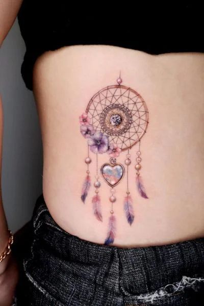 25 Designs for Dream Catcher Tattoos for Women and Men and Traditional Styles