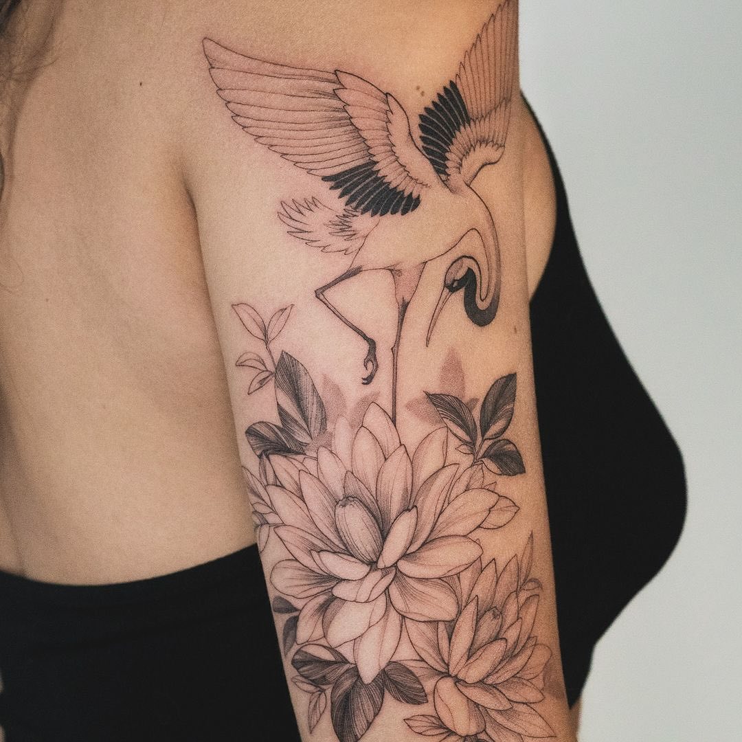 30 Creative Water Lily Tattoos for : Tattoos with Special Meanings