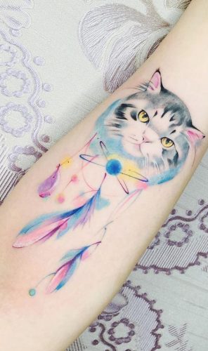 16 Cat Tattoo Ideas with Meaning