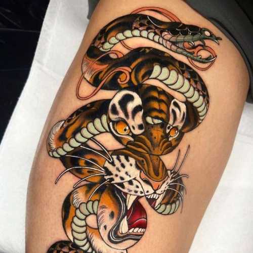 29 Mesmerizing Snake Tattoo Design Ideas