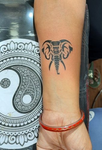 18 Elephant Tattoos Simple Ideas