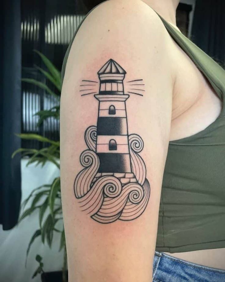 Check Out 29 Cool Lighthouse Tattoo Ideas for