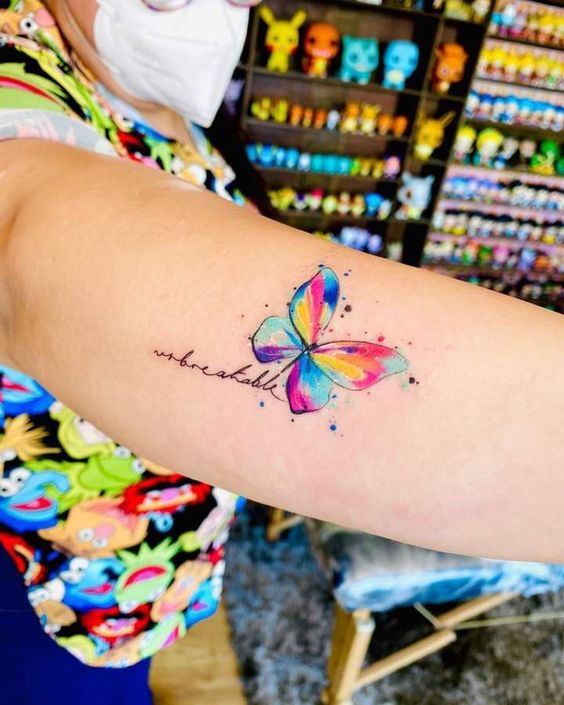 Explore 25 Unique Watercolor Butterfly Tattoo Ideas for : Stunning Designs for Women – Arm, Back, and Hand Styles