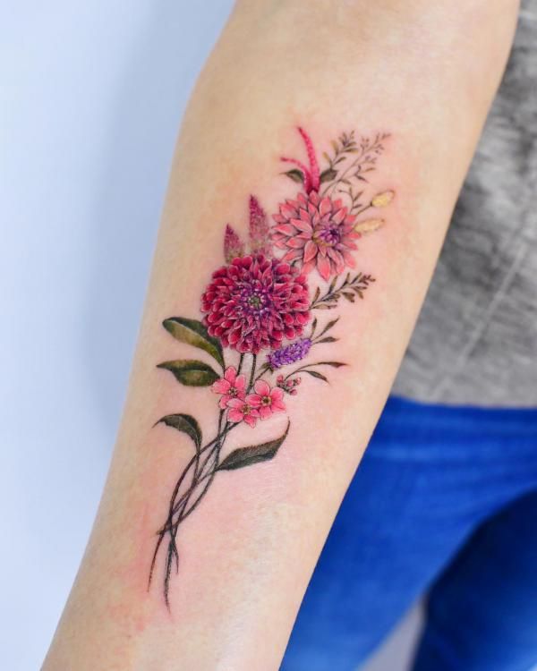 29 Flower Tattoo Ideas For Women And Men With Designs, Stencils, Gothic And Sleeve Drawings