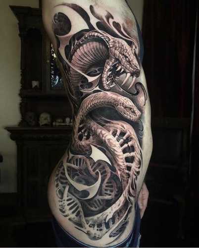 29 Mesmerizing Snake Tattoo Design Ideas