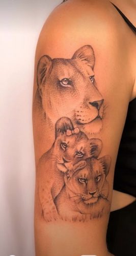 Lion Tattoo for Women: 20 Graceful and Empowering Designs