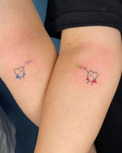 20 Unique Couple Tattoo Designs : Matching & Meaningful Ink Ideas for Every Pair