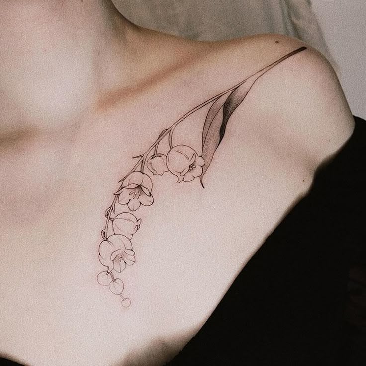 26 Stunning Lily of the Valley Tattoo Ideas