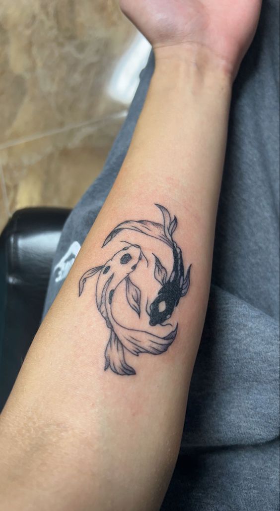Explore 28 Unique Koi Fish Tattoo Ideas for : Minimalist, Japanese Style, Yin Yang, Fine Line